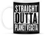 printfashion Dragonball straight outta Planet Vegeta - Bögre - Fekete (1109236)