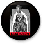 printfashion King Coleman - Kitűző, hűtőmágnes - Fekete (14767933)