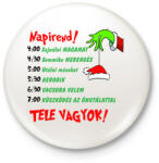 printfashion Grincs napirend - Kitűző, hűtőmágnes - Fehér (11359995)