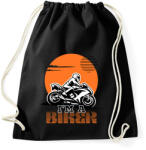 printfashion I'm a biker - Sportzsák, Tornazsák - Fekete (14244102)