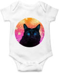 printfashion Fekete macska - Baba Body - Fehér (1327460)
