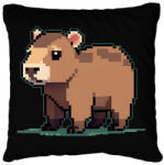 printfashion pixel capybara - Párnahuzat, Díszpárnahuzat - Fekete (15299103)