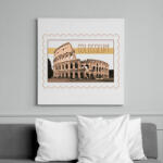printfashion Colosseum - Vászonkép - Fehér (7427016)