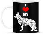 printfashion I love my GS - Bögre - Fekete (2119026)