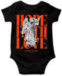 printfashion Hope Faith Love - Baba Body - Fekete (14272954)