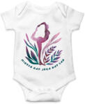 printfashion Minden nap jóga nap van - Baba Body - Fehér (6875613)