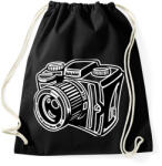 printfashion Camera - Sportzsák, Tornazsák - Fekete (1962926)