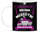 printfashion Ha Keresztanya nem tudja megsütni, akkor senki sem tudja. - Bögre - Fekete (16404169)