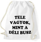 printfashion Déli busz - Sportzsák, Tornazsák - Fehér (5005626)