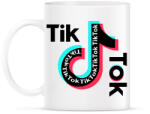 printfashion Tik Tok - Bögre - Fehér (5380280)