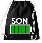 printfashion SON - Sportzsák, Tornazsák - Fekete (285968)