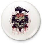 printfashion Állati ösztön - Kitűző, hűtőmágnes - Fehér (3074323)