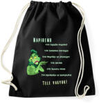 printfashion grincs napirendje - Sportzsák, Tornazsák - Fekete (14958205)