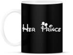 printfashion Her prince fehér - Bögre - Fekete (4306320)