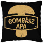 printfashion Gombász apa ajándék - Párnahuzat, Díszpárnahuzat - Fekete (11614519)