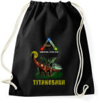 printfashion ARK-TITANOSAUR - Sportzsák, Tornazsák - Fekete (6122441)