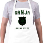 printfashion ganja university - Kötény - Fehér (4906004)