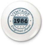 printfashion 1986 - Kitűző, hűtőmágnes - Fehér (12422886)