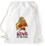 printfashion King of the ring - boxoló nyúl - Sportzsák, Tornazsák - Fehér (4752800)