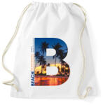printfashion B BEACH - Sportzsák, Tornazsák - Fehér (258049)