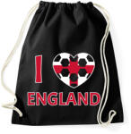 printfashion I love England - Sportzsák, Tornazsák - Fekete (10792052)
