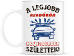 printfashion Rendőr szülinapja november - Bögre - Fehér (5720906)