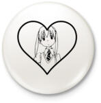 printfashion Soul Eater - Maka - Kitűző, hűtőmágnes - Fehér (3078835)