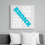 printfashion bronx nyc - Vászonkép - Fehér (6635260)
