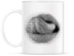 printfashion Halftone mouth - Bögre - Fehér (15895936)