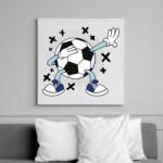 printfashion Focilabda - Vászonkép - Fehér (13503634)