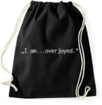 printfashion I am. . . overjoyed. - WHITE - Sportzsák, Tornazsák - Fekete (4169741)