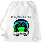 printfashion Bocs nem hallom, épp játszok - Sportzsák, Tornazsák - Fehér (6316948)