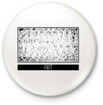 printfashion Art - Firka - Kitűző, hűtőmágnes - Fehér (6328212)