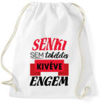 printfashion Senki sem tökéletes - Sportzsák, Tornazsák - Fehér (7798283)