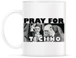 printfashion Pray for Techno - Bögre - Fehér (2613088)