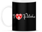 printfashion I love pálinka - Bögre - Fekete (2159327)