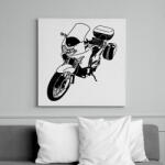 printfashion honda transalp - Vászonkép - Fehér (6633183)