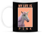 printfashion MY LIFE IS PINK - Bögre - Fekete (10911954)
