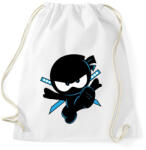 printfashion Ninja Kidz - Sportzsák, Tornazsák - Fehér (4583070)