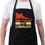 printfashion Nem tudom - Biliárd - Kötény - Fekete (11791044)