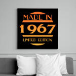 printfashion 1967 - Vászonkép - Fekete (12773162)
