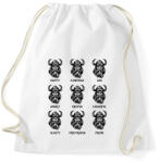printfashion Viking face - Sportzsák, Tornazsák - Fehér (15516939)