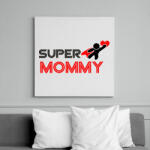 printfashion SUPER MOMMY - Vászonkép - Fehér (7028004)