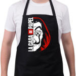 printfashion LA CASA DE PAPEL - A nagy pénzrablás - Kötény - Fekete (4937704)