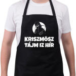 printfashion CHRISTMAS TIME IS HERE - Kötény - Fekete (10136855)