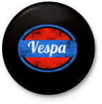 printfashion vespa - Kitűző, hűtőmágnes - Fekete (3099244)