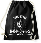 printfashion kőműves vagyok - Sportzsák, Tornazsák - Fekete (1632332)