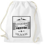 printfashion A legjobb mentős - Sportzsák, Tornazsák - Fehér (7226907)