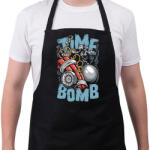 printfashion Időbomba - Kötény - Fekete (4916765)