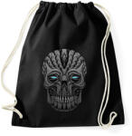 printfashion Koponya - Sportzsák, Tornazsák - Fekete (299879)